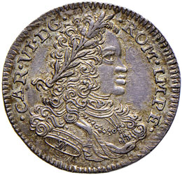 NAPOLI Carlo VI (1707-1734) Mezzo ... 