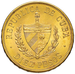 CUBA 10 Pesos 1915 – Fr. 3 AU (g ... 
