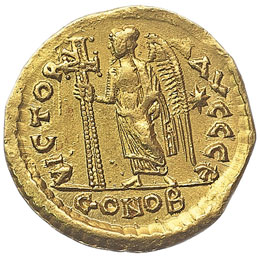Zeno (476-491) Solido ... 