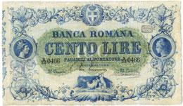 Banca Romana - 100 Lire 1872 S35 ... 