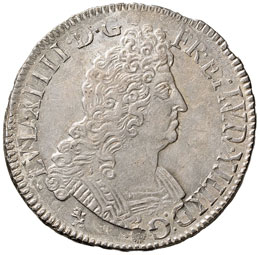 FRANCIA Luigi XIV (1643-1715) Ecu ... 