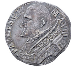 Paolo V (1605-1621) Testone 1613 ... 