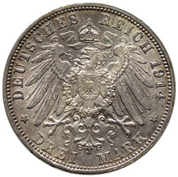 GERMANIA Ludwig III (1912-1918) 3 ... 