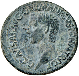 Caligola (37-41) Asse - R/ Vesta ... 