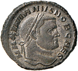 Galerio (305-310) Follis ... 