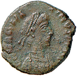Magno Massimo (383-388) AE - Busto ... 