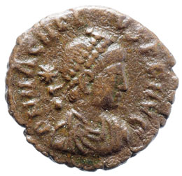 Arcadio (383-408) AE - Busto ... 