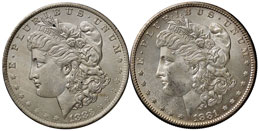 USA Dollaro 1881 S, 1883 O - AG ... 