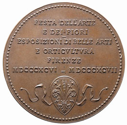 Firenze Medaglia 1896-97, Festa ... 