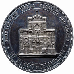 Firenze Medaglia 1887, Scoprimento ... 