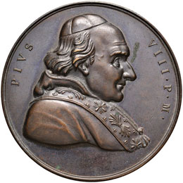 Pio VIII (1829-1830) Medaglia ... 