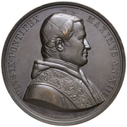 Pio IX (1846-1878) Medaglia 1858 ... 