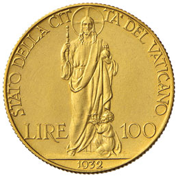 Pio XI (1922-1939) 100 Lire 1932 ... 