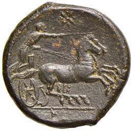 SICILIA Icetas (288-279 a.C.)  AE ... 