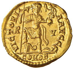 Valentiniano III (425-455) Solido ... 