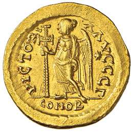 Zeno (476-491) Solido – Busto ... 