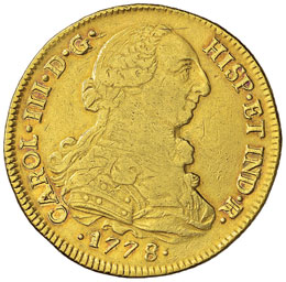 CILE Carlos III (1759-1788) 8 ... 