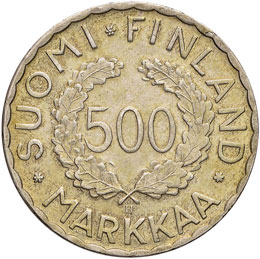 FINLANDIA 500 Markka 1951 – KM ... 