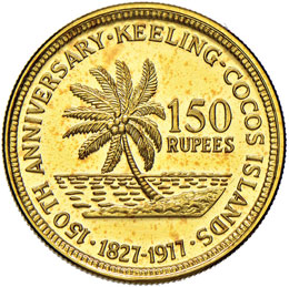 KEELING COCOS ISLANDS 150 Rupie ... 