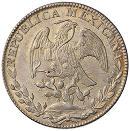 MESSICO Repubblica - 8 Reales 1833 ... 