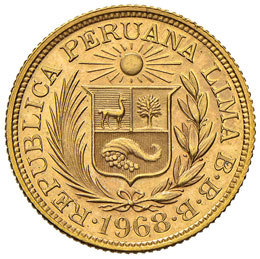 PERU Libra 1968 – Fr. 73 AU (g ... 