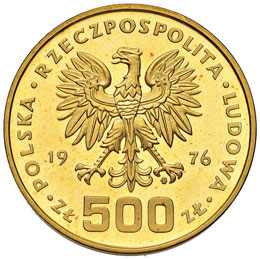 POLONIA 500 Zloty 1976 – Fr. 118 ... 