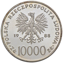 POLONIA 10.000 Zloty 1988 – KM ... 