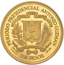 REPUBBLICA DOMINICANA 250 Pesos ... 