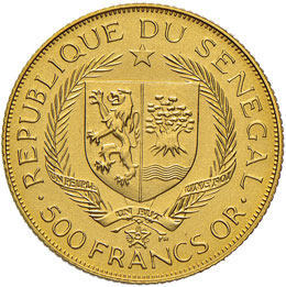 SENEGAL 500 Franchi 1975 – Fr. 7 ... 