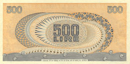 Biglietti di Stato 500 Lire ... 