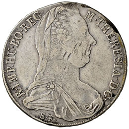AUSTRIA Tallero 1780 Riconio – ... 