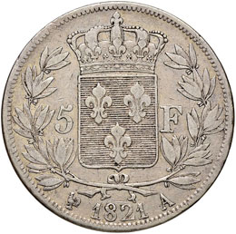 FRANCIA Luigi XVIII (1815-1824) 5 ... 