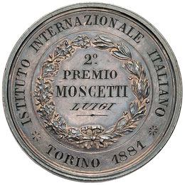 Umberto I Medaglia premio 2° ... 