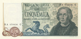 Banca d’Italia 5.000 Lire ... 