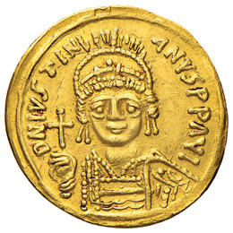 Giustiniano I (527-565) Solido ... 