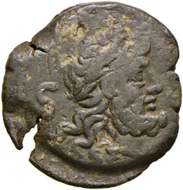 Pinaria - Semisse (155 a.C.) Testa ... 