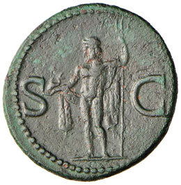 Agrippa (+ 12 a.C.) Asse - Testa a ... 