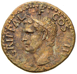 Agrippa - Asse - Testa a sinistra ... 