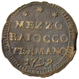 Pio VI (1774-1799) Fermo Mezzo ... 