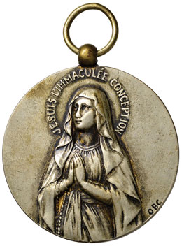 Medaglia SS. Vergine di Lourdes e ... 