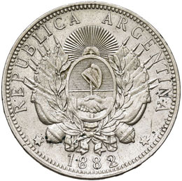 ARGENTINA Peso 1882 - AG (g 24,90) ... 