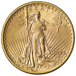 USA 20 Dollari 1922 - Fr. 185 AU ... 