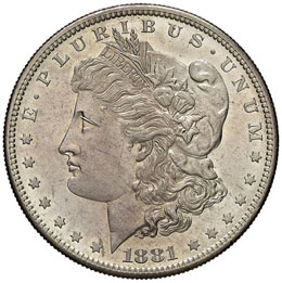 USA Dollaro 1881 S - AG (g 26,74)