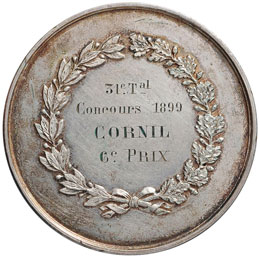 Medaglia premio concorso 1899 ... 