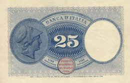 Banca d’Italia - 25 Lire ... 