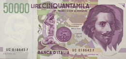 Banca d’Italia 50.000 Lire 1985 ... 