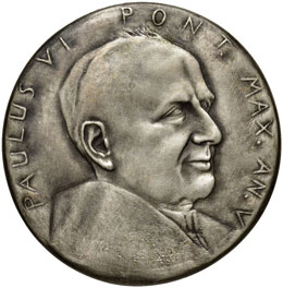 Paolo VI (1963-1978) Medaglia A. V ... 