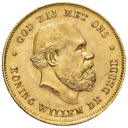 OLANDA Willem III (1849-1890) 10 ... 