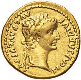 Tiberio (14-37) Aureo – Testa ... 