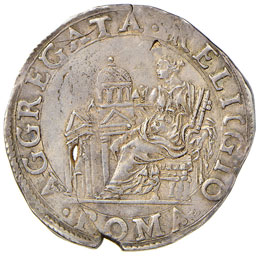 Gregorio XIII (1572-1585) Testone ... 